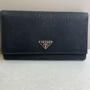 Prada Nylon Continental Wallet